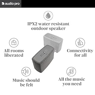 Alternative view of Audio Pro A15 Bluetooth Speaker Dark Grey EU