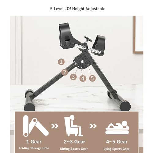 Bicicleta Mini Elíptica Plegable Para Fitness De Brazos y Piernas miniatura 7