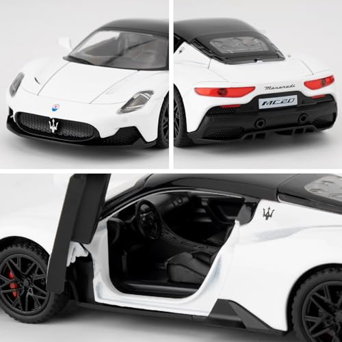 Modelo de coche Maserati MC20 1:32 con luz y sonido miniatura 6