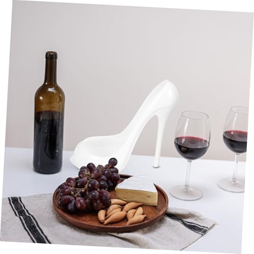 Support bouteille de vin talon haut résine blanche étagère créative Cabilock