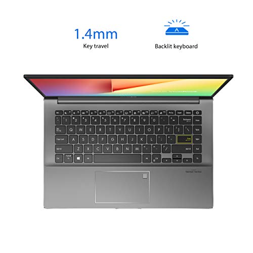 Asus Vivobook S14 S433 Thin And Light Laptop, 14” Fhd Display, Intel Core I5-1135G7 Cpu, 8Gb Ddr4 Ram, 512Gb Ssd, Thunderbolt 3, Wi-Fi 6, Windows 10, Ai Noise-Cancellation, Indie Black, S433Ea-Dh51 #TOP4