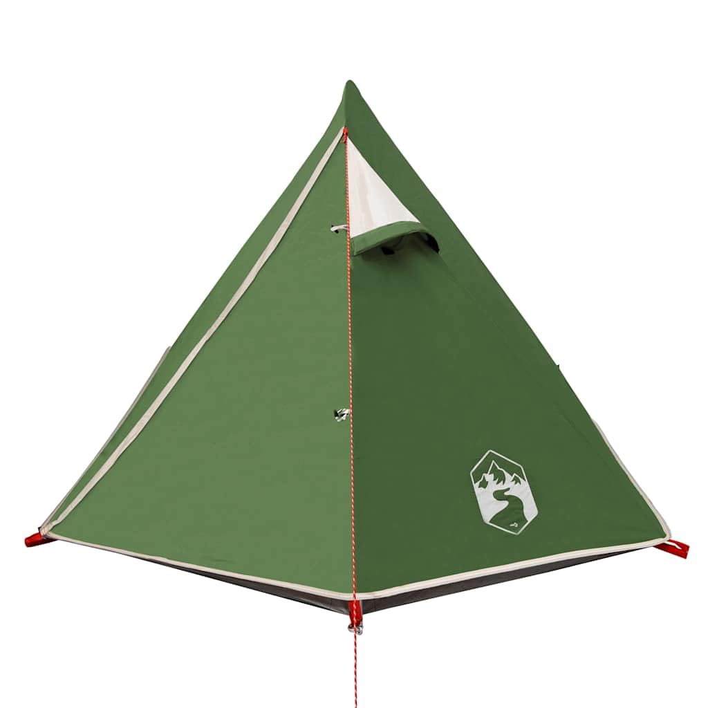 Kuppel-Campingzelt für Personen, Grün, Wasserdicht, T Polyester mit PU-Beschichtung, x x cm, Leichtes Outdoor-Zelt