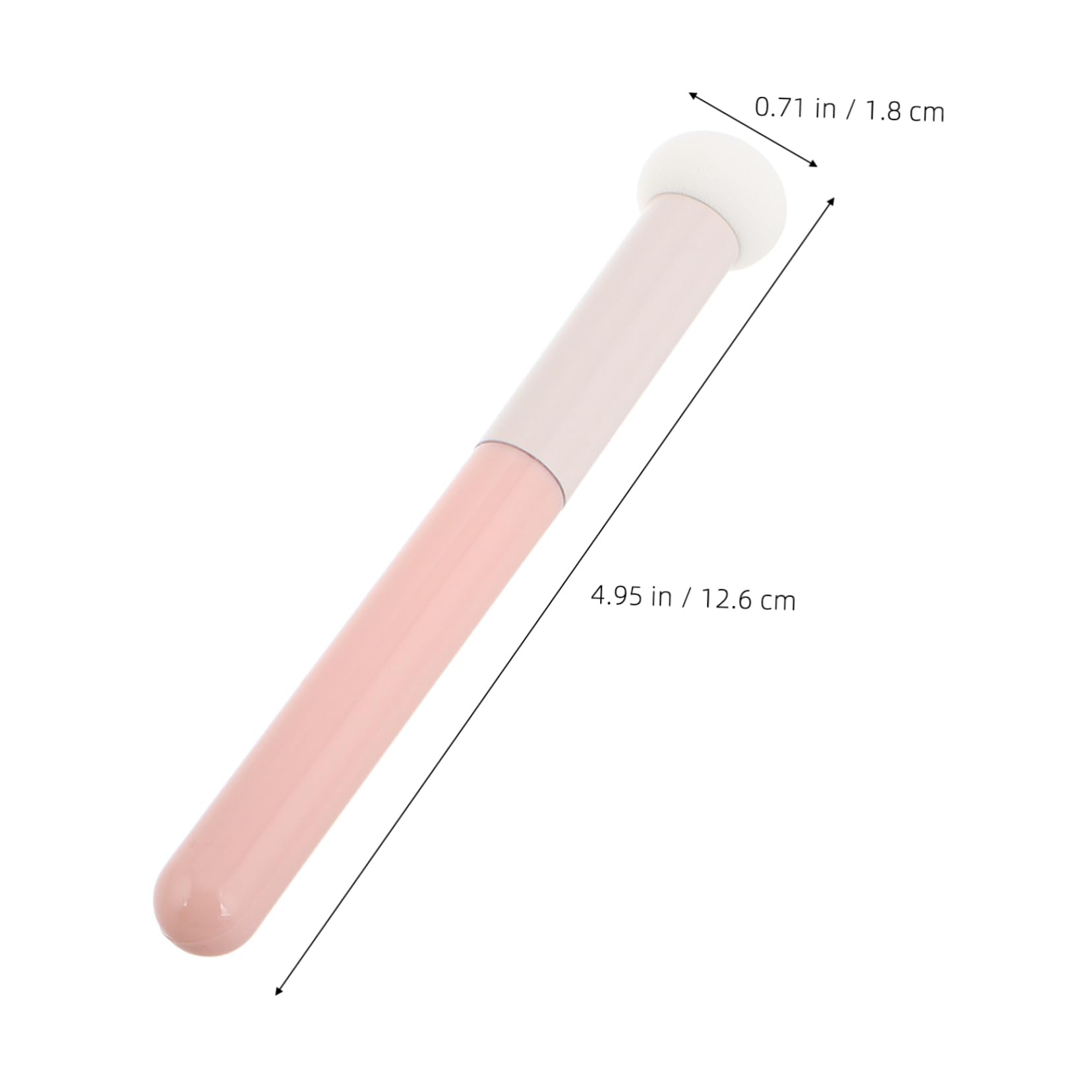 BESTYASH Mushroom Head Concealer Brush for Blemishes and Dark Circles Portable Dual Use Makeup Tool for Travel for Wet and Dry Application with Durable Material Compact for Go Use