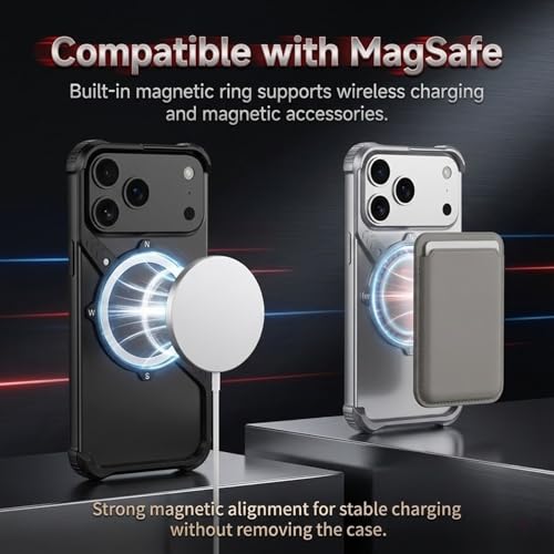 Bumper aluminium iPhone 17 anti-surchauffe ajustable - 4