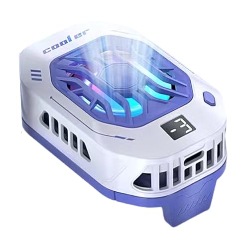 XINGLIDA Enfriador de teléfono para juegos con refrigeración avanzada, ventilador versátil para smartphone, ventilador portátil, indispensable para streaming en vivo