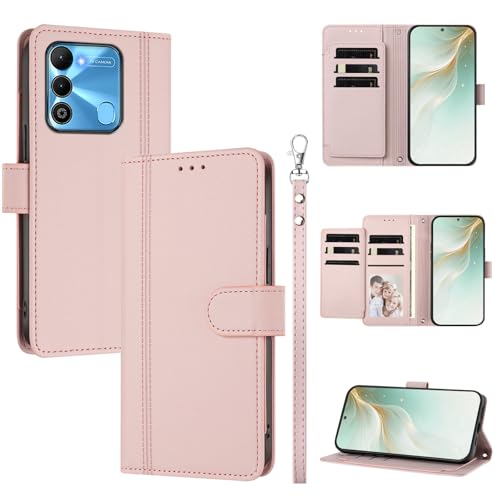 �X�}�z�P�[�X �Ή��@�� for Tecno Spark Go 2022,�Ή��@�� for Tecno Spark 9 4G / 8C 4G �X�}�z�P�[�X�y�E�H���b�g�f�U�C�� �f���A���J�[�h�X���b�g �L���b�V�� �t���b�v���X�^���h �����h�~�zPink