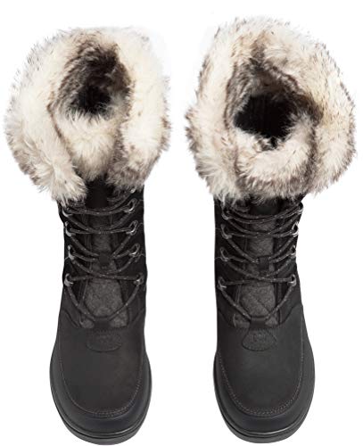Image of Helly Hansen Womens Garibaldi VL Insulated Winter Boots | Insulated Waterproof Nubuck Leather, Faux Fur Lined, Eco Ortholite Comfort Footbed, Max-Grip Outsole