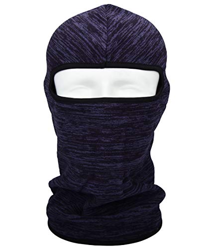 HOPESHINE Balaclava Windproof Ski Mask Beanie Thermal Full Face Mask Motorcycle Helmet for Winter Cold Weather for Men Women (Navy Blue, 1-PACK)