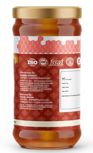 Image of Indu Foods Rosewood Honey, 100% Virgin Raw and Natural, Rich Aroma, Unprocessed, Antioxidant-Rich