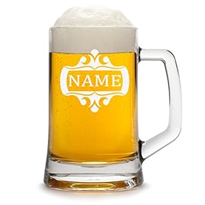 polar-effekt Bierkrug Personalisiert mit Gravur eines Namens – Bierseidel Geschenk zum Geburtstag Geschenkidee – Motiv…