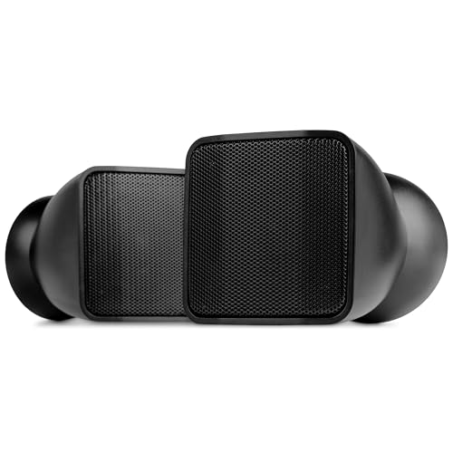 Power Dynamics BSX30B Wandlautsprecher Set Schwarz - 2X Passive Lautsprecher Boxen mit Wandhalterung - 100V & 8 Ohm Satelliten Lautsprecher für Gastro, Büro & Stereoanlage -...