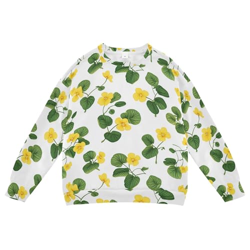 JUNZAN Cute Callistephus White Kids Boys Sweatshirt Hoodie Long Sleeve Sweatshirt With Hoodie Party 4T