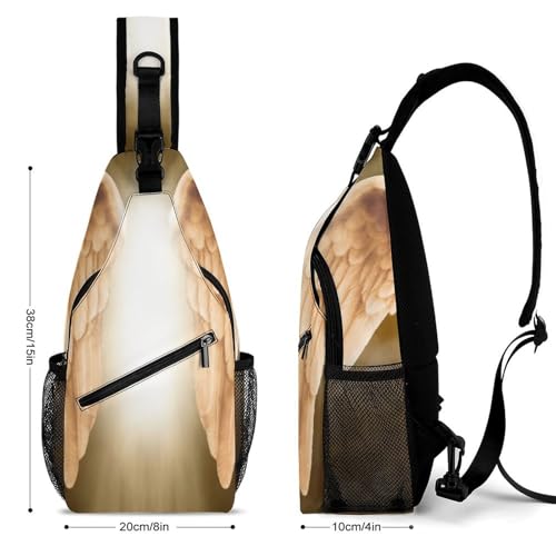 Bolsa de senderismo con alas de ángel cómoda para viajes prolongados 2