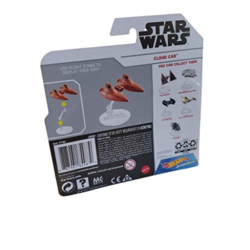 Star Wars Starship Cloud Car Hot Wheels edición 40 Aniversario miniatura 2