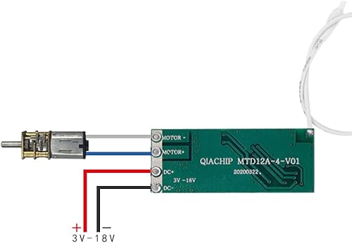 Miniatura 2 de Interruptor de módulo controlador de accionamiento de motor de 12 V CC, CC 3V  18 V 433 Mhz RF inalámbrico remoto eléctrico barra de empuje