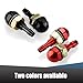 awlbed 2 PCS Car Windshield Nozzle, Wiper Cleaning Water Spray Nozzle Sprayer, Hood Cleaning Metal Nozzle Accessories, Universal for Most Cars (Black)