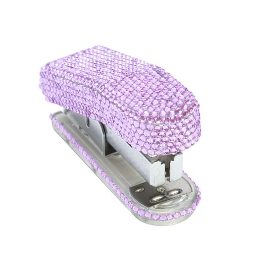 Purple Crystal Rhinestone Stapler