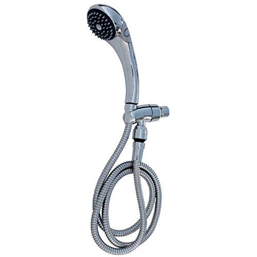 Speakman VS-2950 Handheld Showerhead, Polished Chrome, 50 Spray Nozzles, Pause Control Feature, 1 Year Limited Warranty