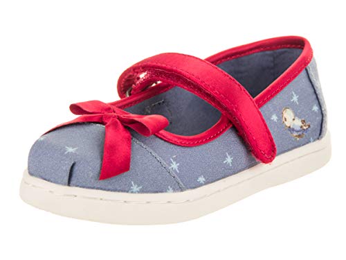 TOMS Tiny Toddlers Mary Jane Pink Sleeping Beauty Slip-On Shoe