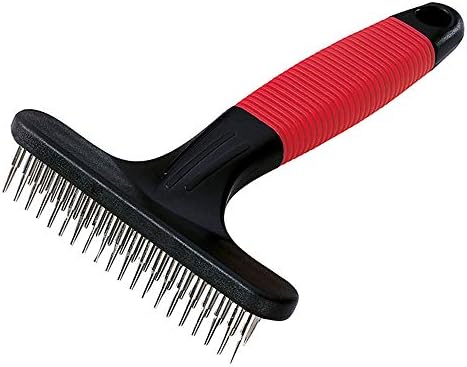 dog comb with rotating teeth