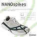 Kahtoola NANOspikes Footwear Traction for ICY Winter Road Running & Walking - Olympic Coast - X-Large