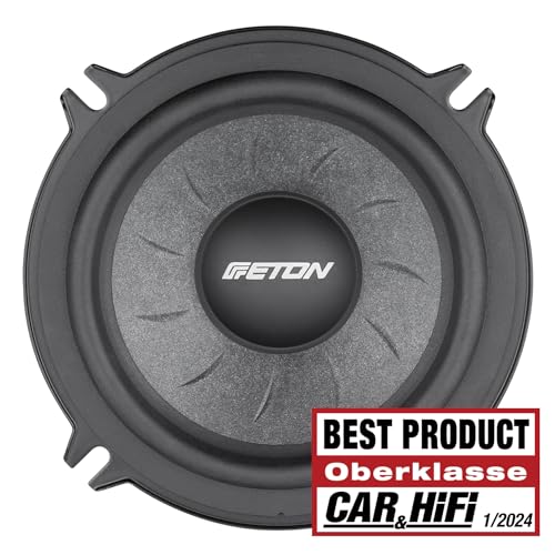 ETON Pra 13 – klangstarkes 13 cm / 5“ Komponenten System, Auto Lautsprecher, Soundsystem mit 90 Watt, 3 Ohm, 1 Paar