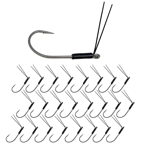Reaction Tackle Neko/Wacky Hooks - #1/0 - Weedless Fiber Guard #TOP19