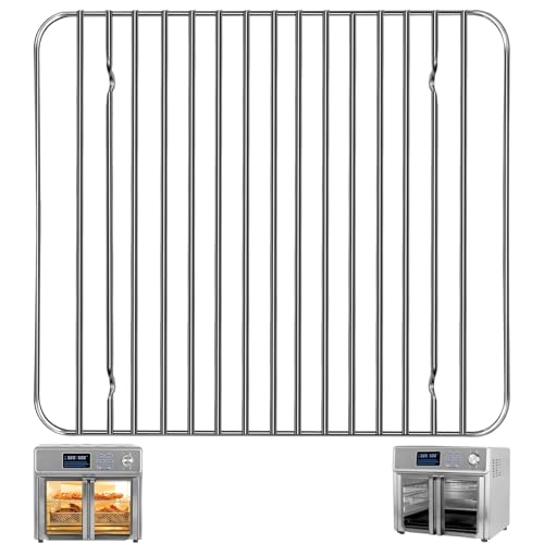 Image of GCQFZ Air Fryer Wire Rack for Kalorik MAXX Air Fryer Oven 26 Quart 10 in 1 Countertop Toaster Oven Air Fryer Combo, 12.5×11.3 IN Stainless Steel Air Fryer Replacement Parts Grill Rack Accessories