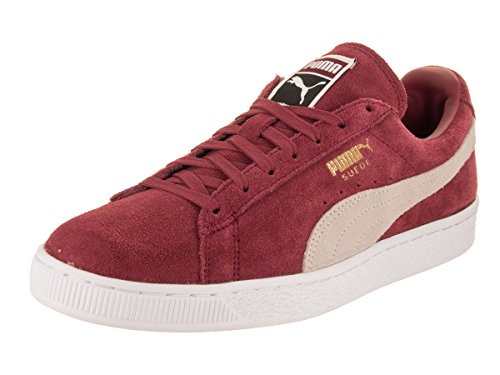 PUMA Men's Suede Classic Fashion Sneaker, Tibetan Red-puma White, 8 D(M) US