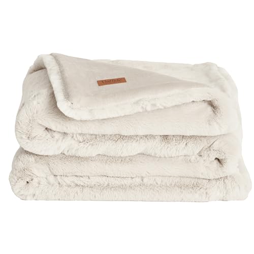 UnHide Marshmallow - Faux Fur Blanket - Heavy Weight, Extra