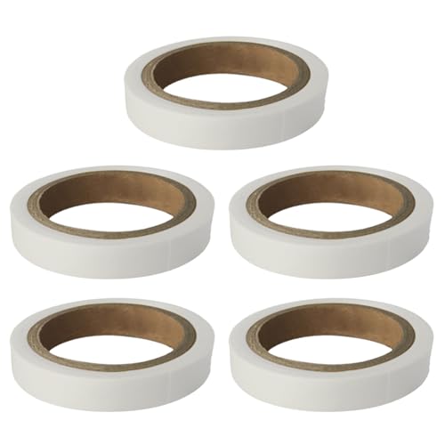 jiingekk 5 Roll Grip Finishing Tape Sweat Sealing Special Band Tape Tennis Grip Racket Tape Sticky Seal For Tennis Badminton