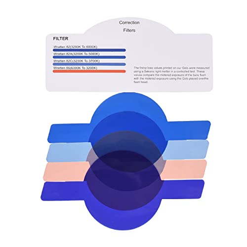 Andoer Gel Flash 24Pcs Gel per Flash a Testa Tonda...