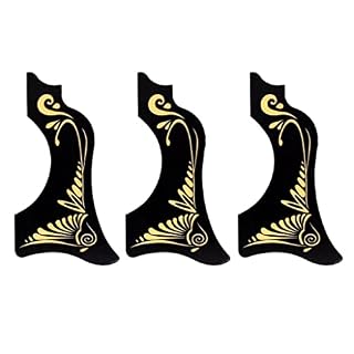 Tbkoly Plaque Anti-Rayures Pickguard for Guitare Folk Acoustique 40/41 Pouces – Noir, 3 pièces - Les Beatles, Paul McCartney, John Lennon, RIngo Starr, George Harrison
