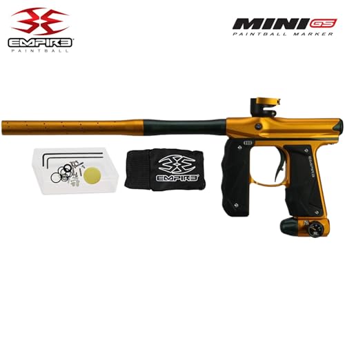 Image of Maddog Empire Mini GS Electronic Full Auto Paintball Gun Marker w / 48 /3000 HPA Paintball Tank & Empire Halo Too Electronic Paintball Loader Starter Package