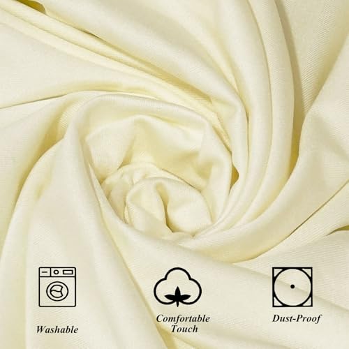 Seveups 2Pack Ivory Cocktail Table Tablecloth 32"x 43" Cocktail Table Cover by Seveups - Used condition - Image 5