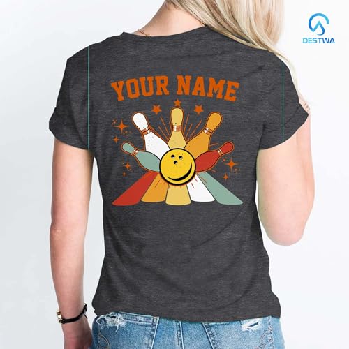 Personalized Bowling Shirt with Name – Vintage Team Style, Unisex for Men & Women3
