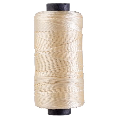 Big Kizzy Blonde 250m Nylon Thread for Hair Extensions, Sew in Human Hair Weft and Wigs - Non-Slip and Comfortable Hold for Hand and Machine Tied Weft