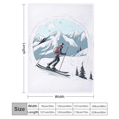 Couverture polaire ski haut de gamme légère et chaude toutes saisons - 3