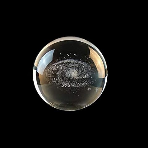 60MM Glass Ball 3D Laser Engraved Galaxy Crystal Ball Feng Shui Solar Ball Home Decoration Accessories Thumbnails Gifts Cover