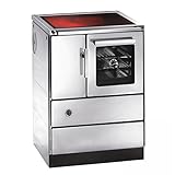  Haas+Sohn Herd HSD 60.5-C - edelstahl, mit Glaskeramikfeld, Backrohr und Rauchrohranschluss rechts