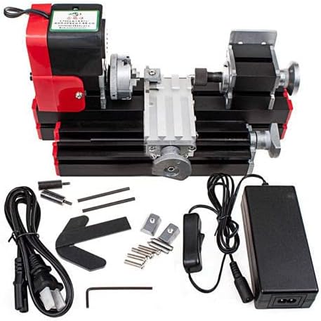 DIY Mini lathe, Miniature Metal Multifunction Machine Lathe machine 20000rev/min for School teaching laboratory DIY