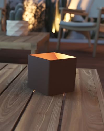 Applique LED sans fil Beneito Faure Lek Sensor 6W noire IP54