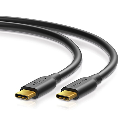 Sentivus USB 2.0 Cable - 1.5A - C Male/C Male - 1.00 m - Black