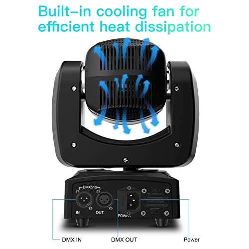 Moving Head Dj Lights, Holdlamp 6*10W Bee Eye Moving Heads Lights Rgbw Led Beam Colorful Lighting Effect Stage Light For Ktv Rave Activity Disco Events Lighting Show #TOP3