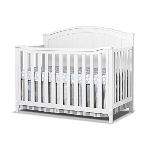 Sorelle Furniture Fairview Crib, Classic 4in1 Convertible Crib, Made of Wood, NonToxic Finish