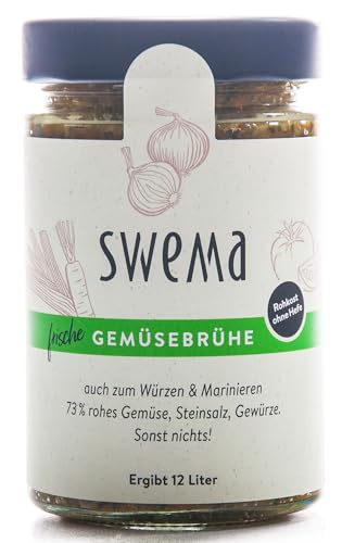 SweMa Frische Gemüsebrühe 'SweMa' mit 73% rohem Gemüse (320 g) - Bio