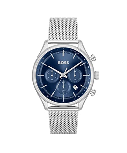 Image of BOSS Men's Quartz Chronograph Watch, Multi Dial, Innovative and Water Resistant up to 50 Meters 5ATM, Gift for Him