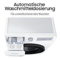 Samsung Waschmaschine, 8 kg, 1400 U/min, Ecobubble, Simple Control, WiFi SmartControl, SuperSpeed 59 Min, Inox/Schwarz, WW80T604ALXAS2 – Ansicht 5