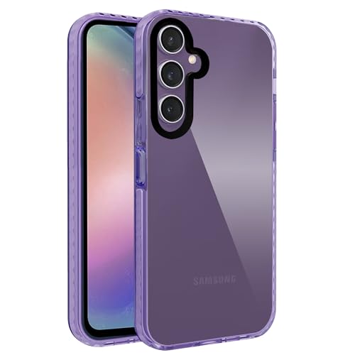 Image of A rtistque Ultra Stylish Back Cover Case for Samsung Galaxy S23 FE 5G | Premium Shockproof TPU | Protective Design | Samsung S23 FE Bumper Back Cover - Purple