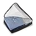 Briggs & Riley 3 Pack Zippered Packing Cubes/Luggage Organizers for Travel, Black, Large